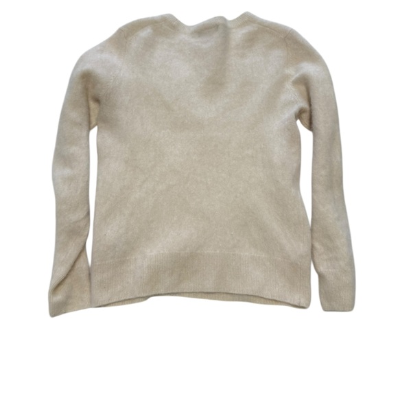 Quince Ivory 100% Cashmere Sweater size Small - Picture 5 of 9